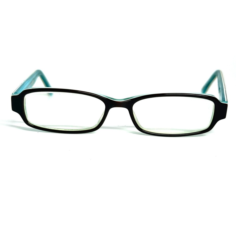 Kliik Denmark 274 Eyeglasses Teal Brown Rectangular Frames 49-15-135 241